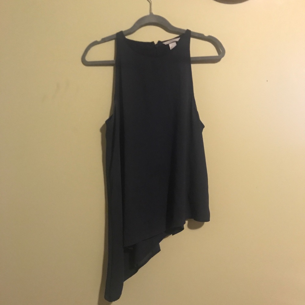 Slant tank top